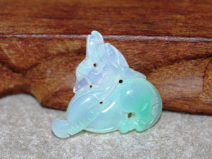 10% OFF on Sales- Certified Natural Ice Jadeite Emerald Jade Tablets Dragon Pixiu Pendant《Grade A》