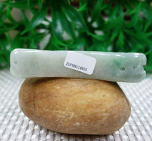 Load image into Gallery viewer, 10% OFF on Sales- Certified Natural Ice Jadeite Emerald Jade Tablets Dragon hook（貔貅） Pendant《Grade A》4855