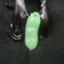 Load image into Gallery viewer, 10% OFF- Certified Natural Icy Jadeite Emerald Jade Beans Pendant《Grade A》3187