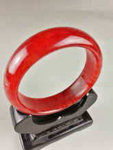 Load image into Gallery viewer, 10% OFF- 58/59/60 mm Certified Natural Red Jadeite Emerald Jade Bangle《Grade A》A20180