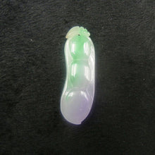 Load image into Gallery viewer, 10% OFF on Sales - Certified Natural 3-Color Ice Jadeite Emerald A Jade tablets Emerald Ping Beans Pendant 3292