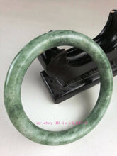 Load image into Gallery viewer, 10% OFF on Sales- 57/58 mm-Certified Natural Jadeite Emerald Jade Bracelet Bangle《Grade A》A201760