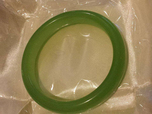 10% OFF on Sales- 60/61 mm Genuine Natural Green Emerald Xiu Jade Bracelet Bangle《Grade A》