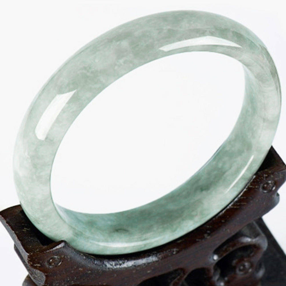 10% OFF on Sales) 54-65 mm Certified Natural Jadeite Emerald Jade Bracelet Bangle《Grade A》