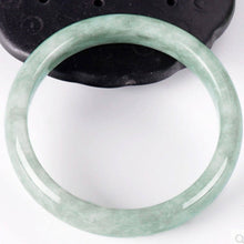 Load image into Gallery viewer, 10% OFF on Sales) 54-65 mm Certified Natural Jadeite Emerald Jade Bracelet Bangle《Grade A》