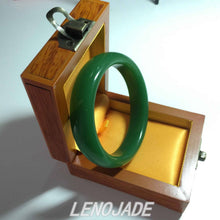 Load image into Gallery viewer, 10% OFF- 60/61/62 mm Certified Natural Green Emerald A Jade HandCraved Bracelet Bangle