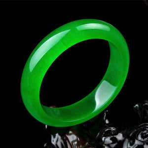 10% OFF- 60/61/62 mm Certified Natural Icy Jadeite Emerald A Jade HandCarved Bracelet Bangle A2018