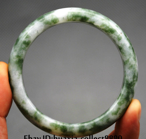 10% OFF) 52-66 mm Certified Natural Jadeite Emerald Jade Bracelet Bangle《Grade A》