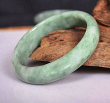 Load image into Gallery viewer, 10% OFF) 54-65 mm Certified Natural Emerald A Jade HandCarved Bracelet Bangle