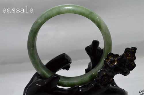 10% OFF) 54-65 mm Certified Natural Emerald Jade Bracelet Bangle《Grade A》