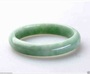 10% OFF on Sales- 60 mm Certified Natural Ice Jadeite Emerald Jade Bracelet Bangle《Grade A》