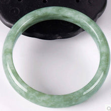 Load image into Gallery viewer, 10% OFF) 54-65mm Certified Natural Jadeite Emerald A Jade HandCarved Bracelet Bangle