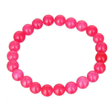 Load image into Gallery viewer, 10% OFF) 54-60 mm Certified Natural Red/ Black Pearl Emerald Jade Beads Stretchy Bracelet