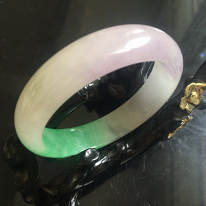 10% OFF- 54/55/56 mm Certified Natural Jadeite Emerald Jade Bangle《Grade A》