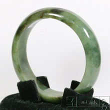 Load image into Gallery viewer, 10% OFF- 52/53/54 mm Certified Natural Jadeite Emerald Jade Translucent Bangle《Grade A》4823