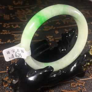 10% OFF- 57/58/59 mm Certified Natural Jadeite Emerald Jade Bangle《Grade A》A625