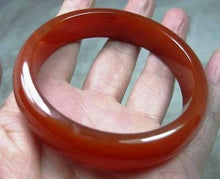 Load image into Gallery viewer, 10% OFF- 58/59/60mm Certified Natural Red Emerald A Jade Handcarved Bangle A2019