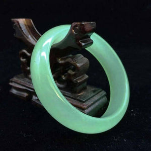 10% OFF on Sales- 58/59/60 mm Certified Natural Green Ice Emerald Jade Bracelet Bangle《Grade A》A20174