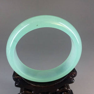 10% OFF- 65 mm Certified Natural Ice Emerald Jade Bracelet Bangle《Grade A》A20175