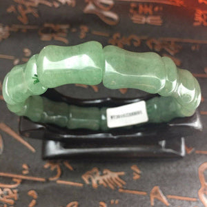 10% OFF) 56-62mm Certified Natural Ice Emerald Jade Bracelet Bangle