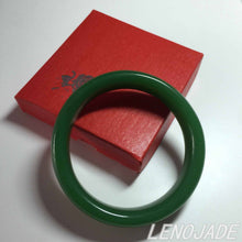 Load image into Gallery viewer, 10% OFF- 60/61/62 mm Certified Natural Green Emerald A Jade HandCraved Bracelet Bangle