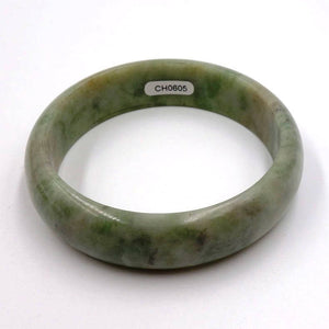 10% OFF on Sales- 58/59/60 mm Certified Natural Emerald Xiu Jade Bangle《Grade A》