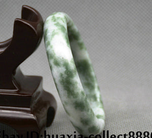 10% OFF) 52-66 mm Certified Natural Jadeite Emerald Jade Bracelet Bangle《Grade A》