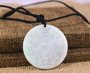 10% OFF- Certified Natural Light 3-Color Jadeite Emerald Jade Lucky Pendant《Grade A》