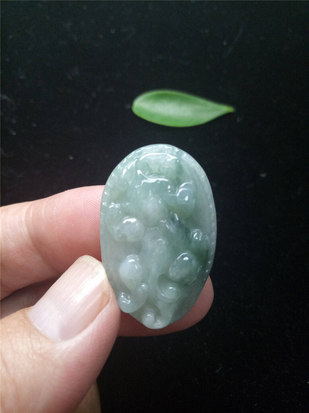 10% OFF- Certified Natural Jadeite Emerald Jade Dragon-Pixiu Pendant《Grade A》0229