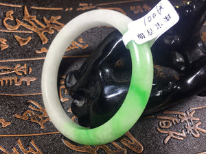 10% OFF- 54/55/56 mm Certified Natural Jadeite Emerald Jade Bangle《Grade A》A001