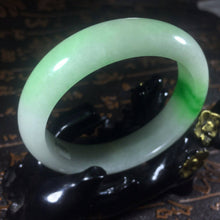 Load image into Gallery viewer, 10% OFF- 56/57/58 mm Certified Natural Jadeite Emerald Jade Bangle《Grade A》2485