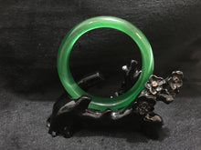 Load image into Gallery viewer, 10% OFF- 58/59/60 mm Certified Natural Jadeite Emerald Jade Bangle《Grade A》