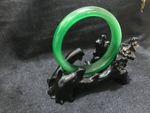 Load image into Gallery viewer, 10% OFF- 58/59/60 mm Certified Natural Jadeite Emerald Jade Bangle《Grade A》