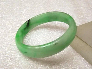 10% OFF- 54/55/56 mm Certified Natural Emerald A Jade HandCarved Bangle A1604