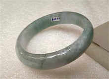 Load image into Gallery viewer, 10% OFF- 54/55/56 mm Certified Natural Icy Emerald A Jade HandCarved Bangle A1612