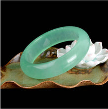 Load image into Gallery viewer, 10% OFF- 58/59/60 mm Certified Natural Ice Emerald A Jade HandCarved Bangle