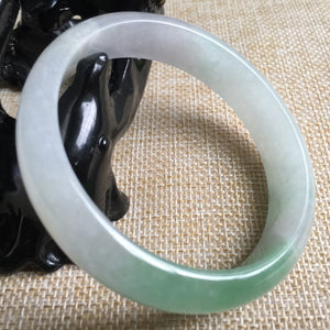 10% OFF- 55/56/57 mm Certified Natural Jadeite Emerald A Jade HandCarved Bangle 4312