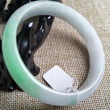 Load image into Gallery viewer, 10% OFF- 56/57/58 mm Certified Natural Jadeite Emerald A Jade HandCarved Bangle 3009