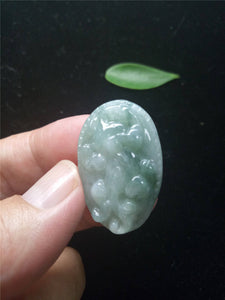 10% OFF- Certified Natural Jadeite Emerald Jade Dragon-Pixiu Pendant《Grade A》0229