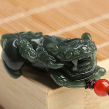 Load image into Gallery viewer, 10% OFF- Certified Natural Jadeite Emerald A*Jade HandCarved Pixiu Pendant A1940