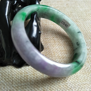 10% OFF- 57/58/59 mm Certified Natural Jadeite Emerald Jade Bangle《Grade A》D540