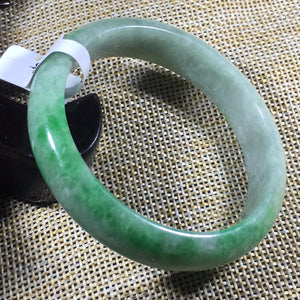 10% OFF- 52/53/54 mm Certified Natural Jadeite Emerald Jade Bangle《Grade A》A868