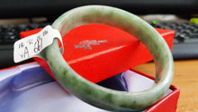 Load image into Gallery viewer, 10% OFF- 51/52/53 mm Certified Natural Jadeite Emerald Jade Bangle《Grade A》A661