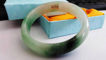 Load image into Gallery viewer, 10% OFF- 55/56/57 mm Certified Natural Jadeite Emerald A Jade HandCarved Bracelet Bangle A173