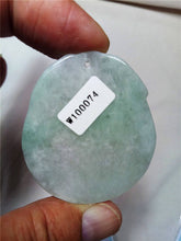 Load image into Gallery viewer, 10% OFF- Certified Natural Jadeite Emerald Jade Tablet Dragon Cloud Pendant 《Grade A》0074