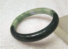 Load image into Gallery viewer, 10% OFF- 56/57/58 mm Certified Natural Emerald A Jade HandCarved Bangle A1595