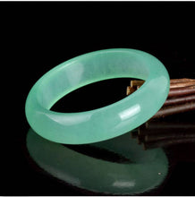 Load image into Gallery viewer, 10% OFF- 58/59/60 mm Certified Natural Ice Emerald A Jade HandCarved Bangle