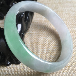 10% OFF- 55/56/57 mm Certified Natural Jadeite Emerald A Jade HandCarved Bangle 4312