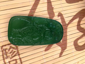 10% OFF- Certified Natural Ice Jadeite Emerald Jade Buddha Pendant《Grade A》