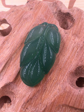 Load image into Gallery viewer, 10% OFF- Certified Natural Ice Jadeite Emerald Jade tablets Emerald Leaf Pendant 《Grade A》